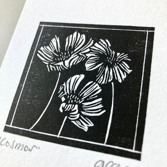 Cosmos | Mini Block Print