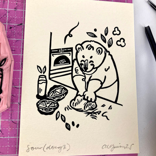 Sour | Mini Block Print