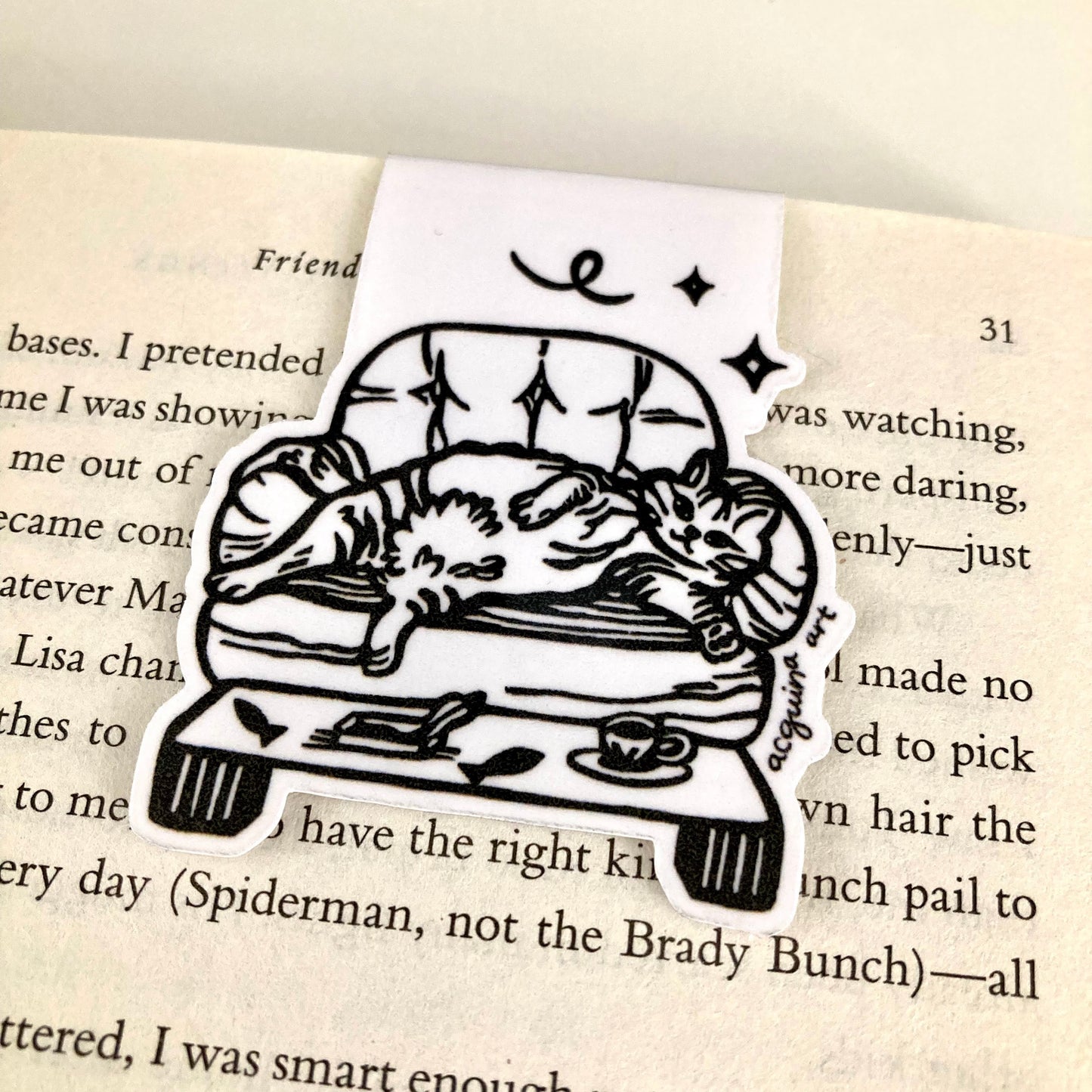 Sunday | Magnetic Bookmark