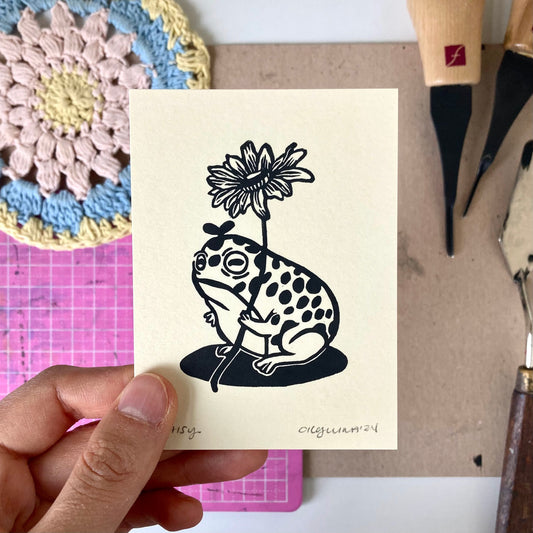 Daisy | Mini Block Print