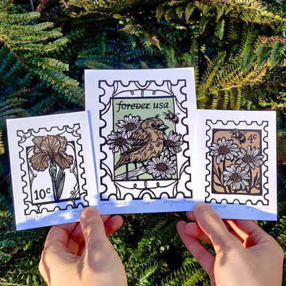 The Postage Collection | All 3 Block Prints