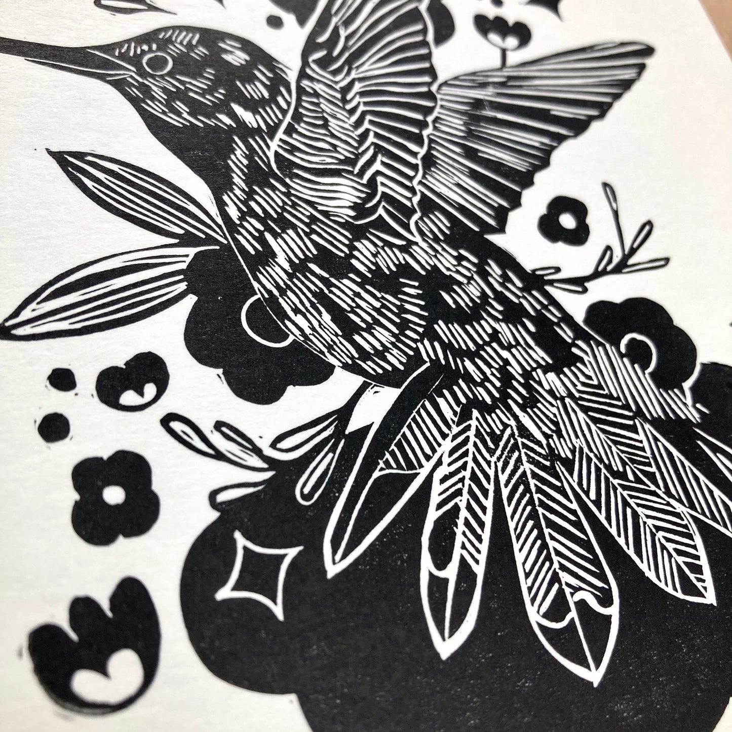 Love and Resilience | Original Block Print