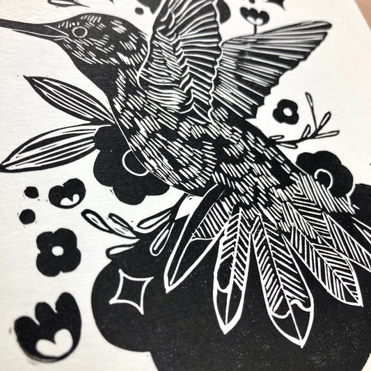 Love and Resilience | Original Block Print