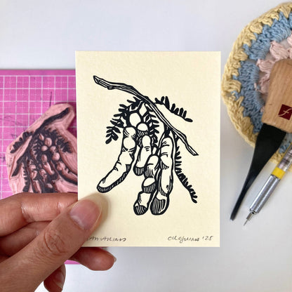 Tamarind | Mini Block Print