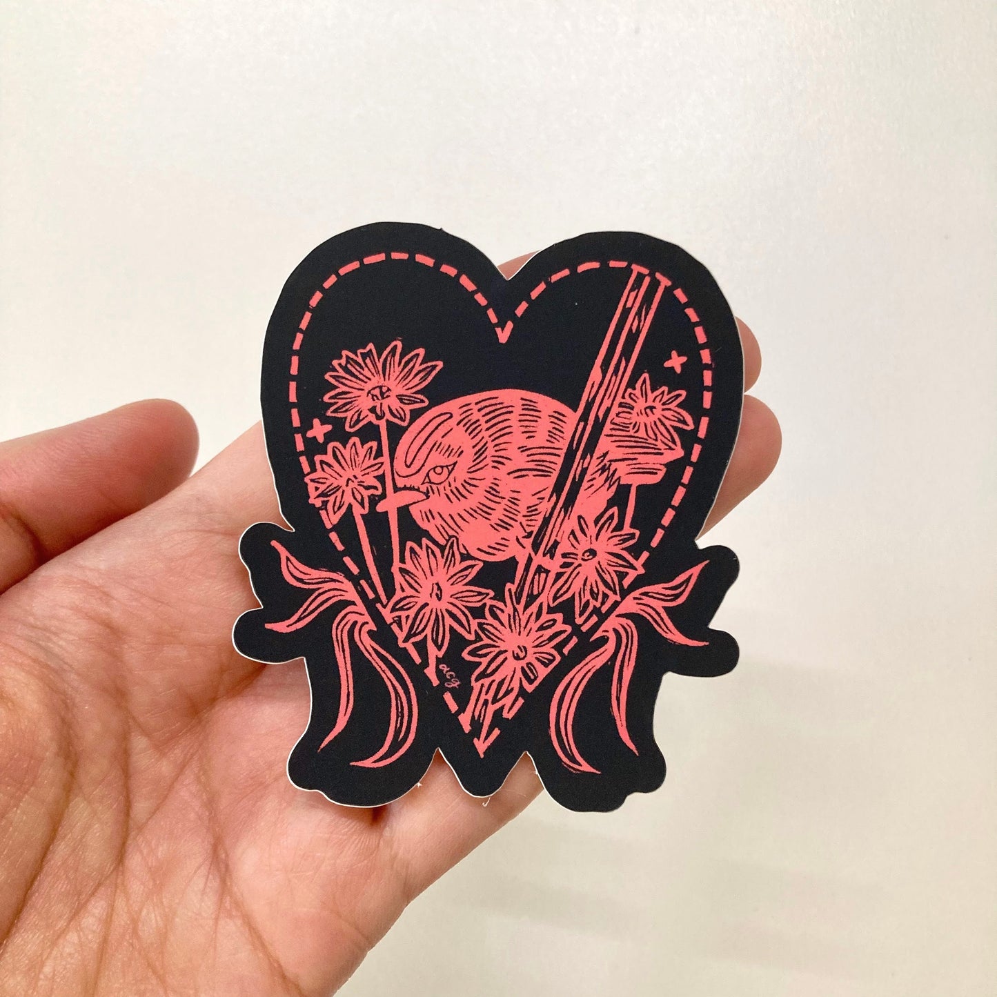 Lovebird (Pink) | Vinyl Sticker