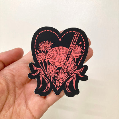 Lovebird (Pink) | Vinyl Sticker