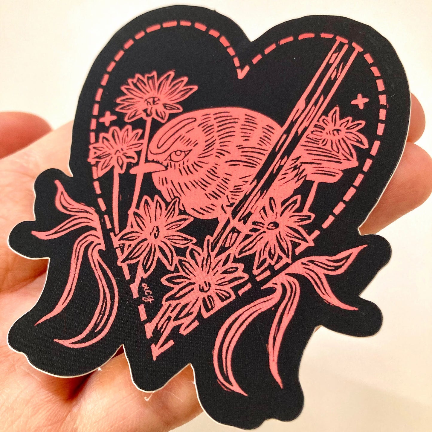 Lovebird (Pink) | Vinyl Sticker