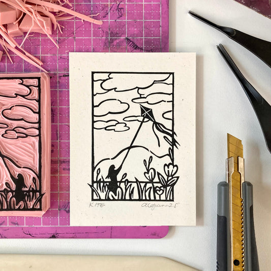 Kite | Mini Block Print