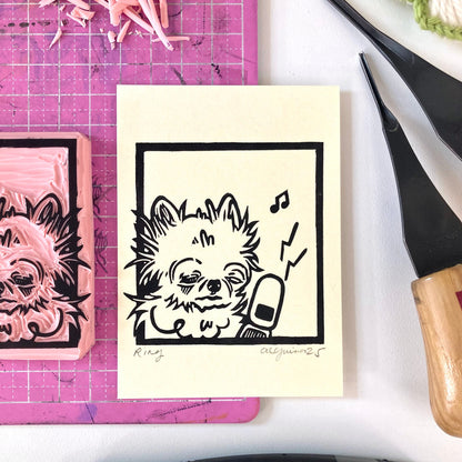 Ring | Mini Block Print