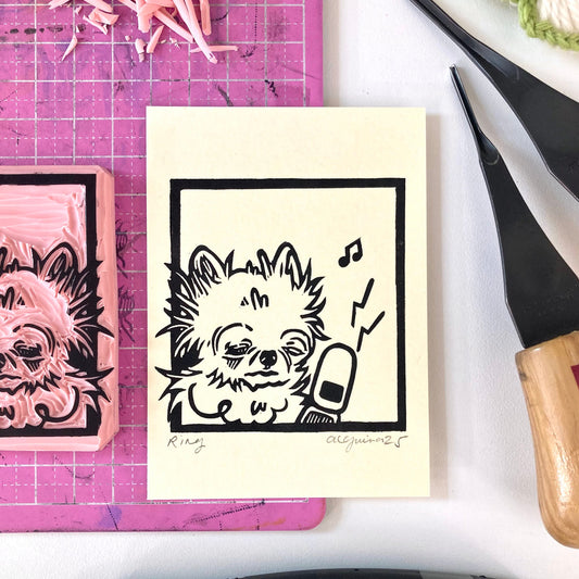 Ring | Mini Block Print