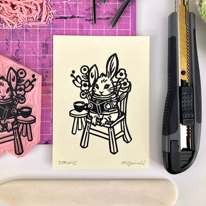 Stripes | Mini Block Print