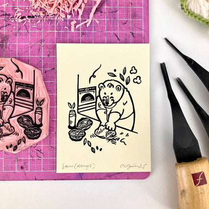 Sour | Mini Block Print