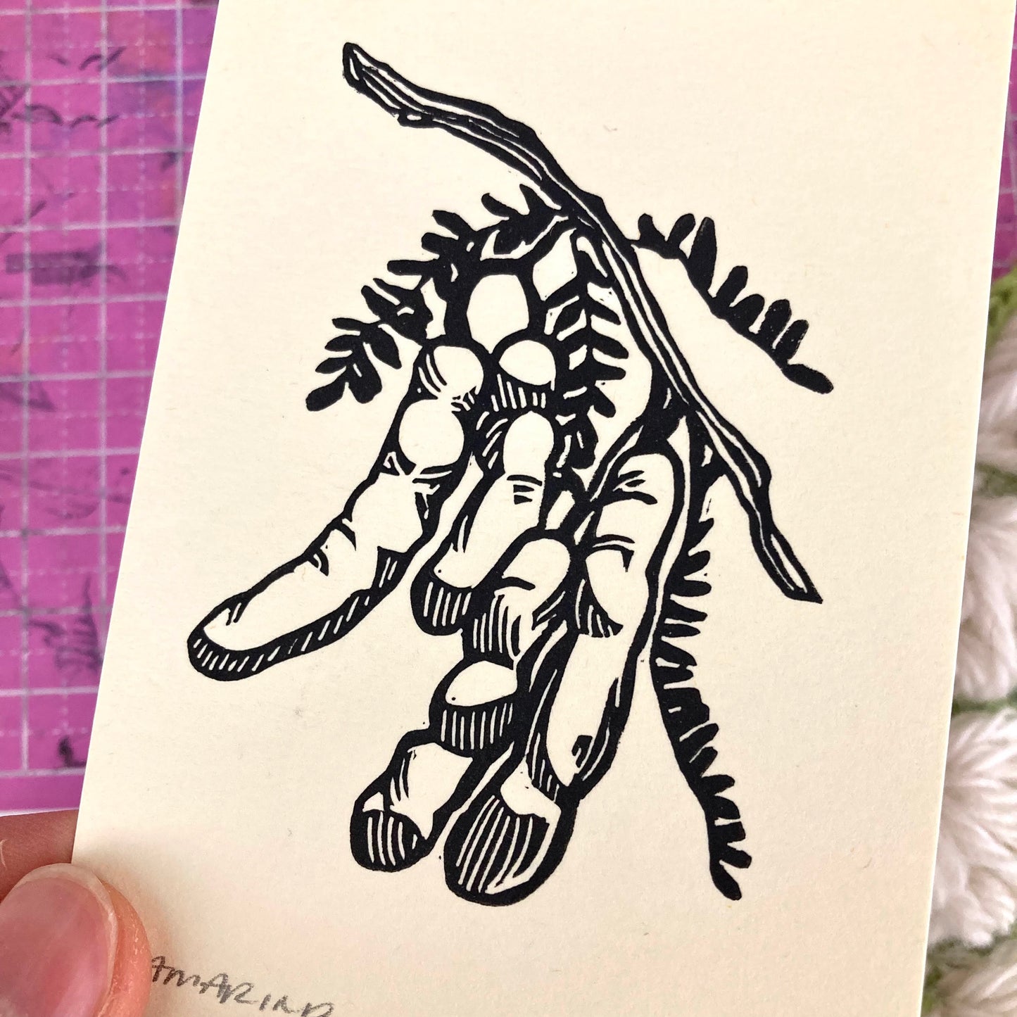 Tamarind | Mini Block Print