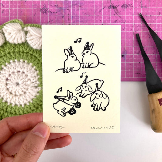 Party | Mini Block Print