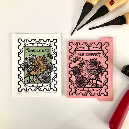 The Postage Collection | All 3 Block Prints