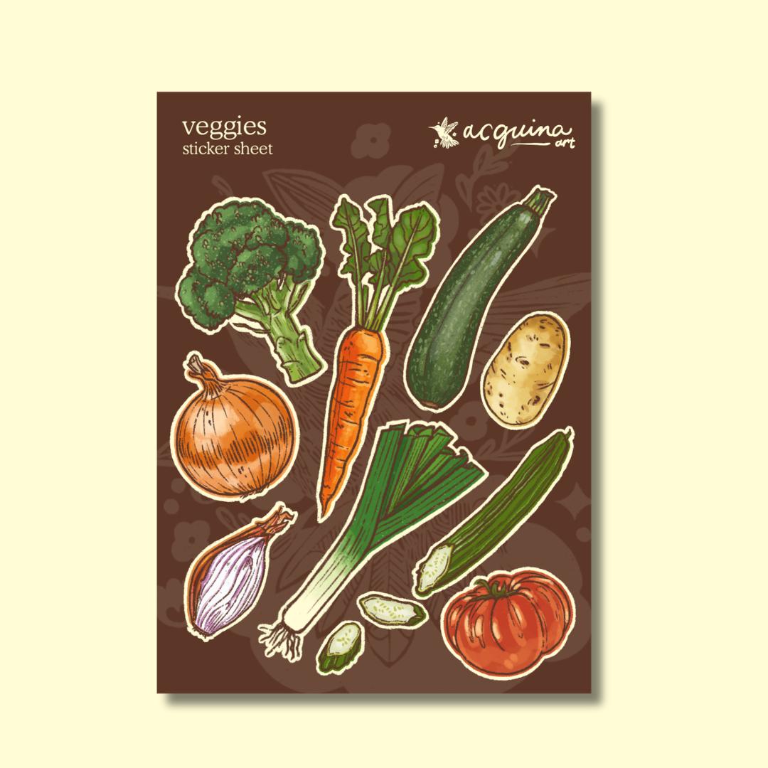 Veggies | Sticker Sheet